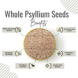 Awafi Mill Dried Psyllium Seeds | Ispaghol Whole - Bottle of 100g