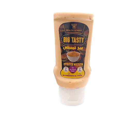 Big Tasty Salad Dressing Sauce Low Carb, Low Fat, No Starch, No Added Sugar, No Soy or Hydrogenated Oil 340ml