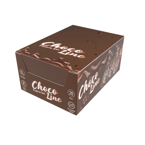 Bootybar Chocoline Protein Bar Peanut Cake With Salted Caramel (50g) Pack of 20