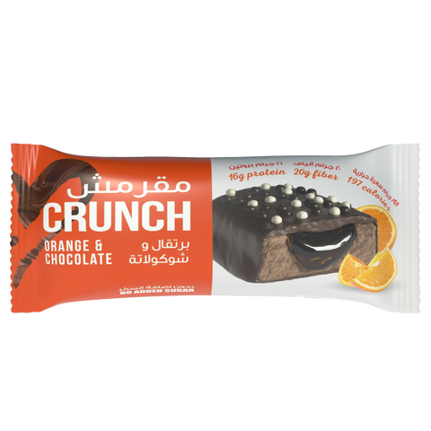 Bootybar Crunch Protein Bar Orange & Chocolate flavor 60g