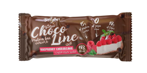 Bootybar Chocoline Protein Bar Raspberry Cheesecake 50g