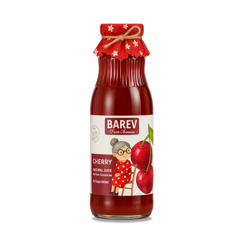 Barev Cherry Compote 100% Natural Fruit Beverage 1L
