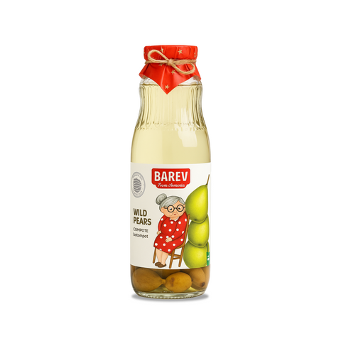 Barev Wild Pear Compote 100% Natural Fruit Beverage 1L