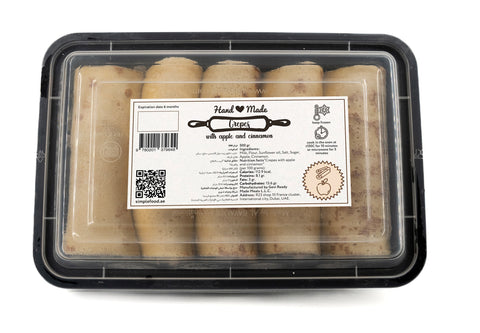 Simple Food Hand Made Frozen Crepes with Apple & Cinnamon 500g