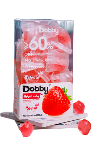 Dobby Probiotic Flavor Strawberry Juice Gummy 100g