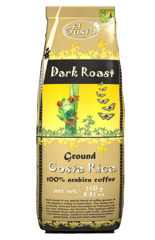 El Gusto Dark Roast Ground Coffee 250 g