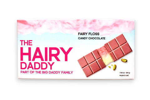 Hairy Daddy Candy Floss in White Chocolate Bar (Viral Angel Hair Chocolate) 230g