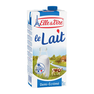 Elle & Vire UHT Milk Half Cream Blue 1L