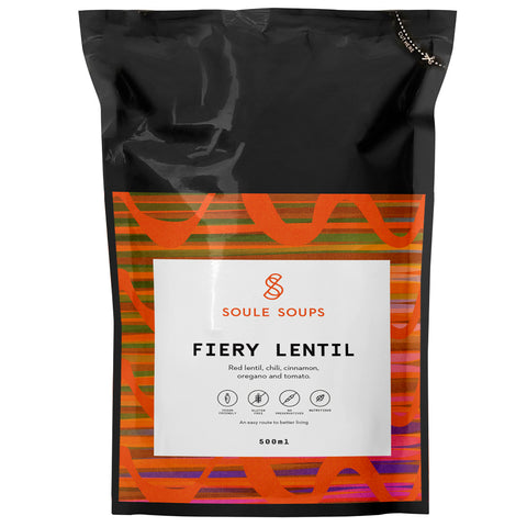 Soule Soups Fiery Lentil Soup 500ml