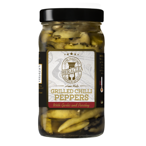 Heraclea Grilled Chili Peppers with Garlic and Parsley 500g