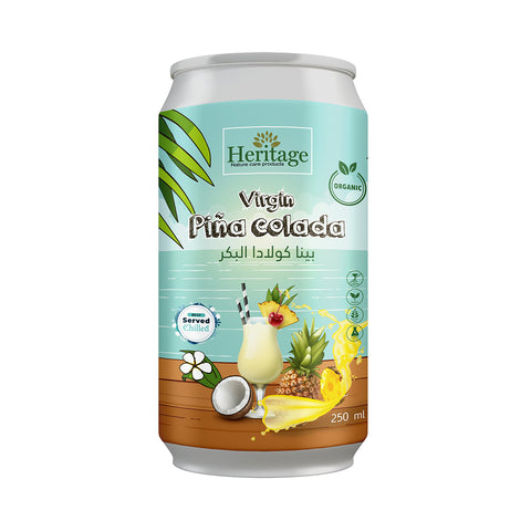 Heritage Organic, Vegan, No added Sugar Virgin Pina Colada (Can) 250ml