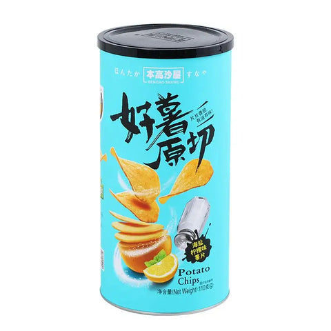Bengo Shawu Sea Salt Lemon Potato Chips 110g
