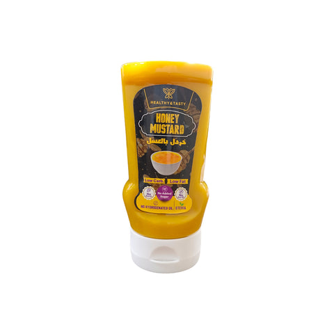 Healthy & Tasty Honey Mustard Sauce Low Carb, Low Fat, No Starch, No Added Sugar, No Soy Oil, No Hydrogenated Oil 340ml