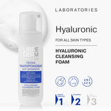 Librederm Hyaluronic Cleansing Foam, Facial Cleanser, Toner & Makeup Remover 160ml