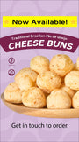 The Açaí Spot Frozen Cheese Buns - Pão de Queijo - 500g