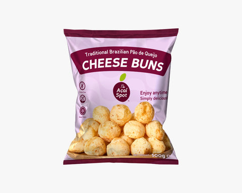 The Açaí Spot Frozen Cheese Buns - Pão de Queijo - 500g