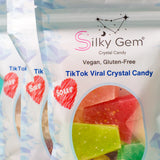 Silky Gem Sweet & Sour Bites TikTok Viral Crystal Candy Vegan, Gluten-Free 170g