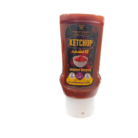 Healthy & Tasty Ketchup Sauce, Low Carb, Low Fat, No Starch, No Added Sugar, No Soy Oil, No Hydrogenated Oil 340ml