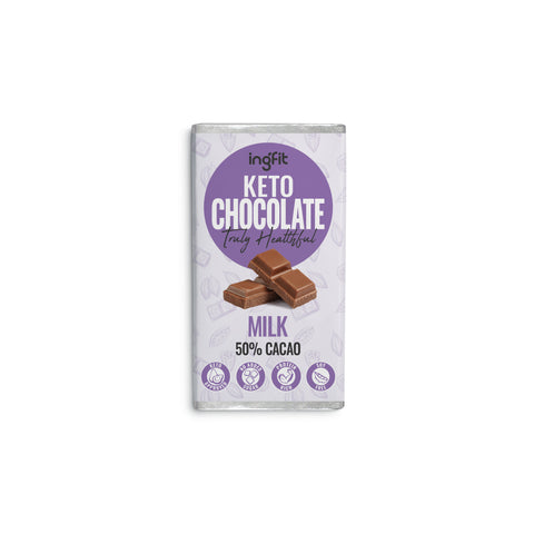 Ingfit Premium Sugar Free Milk Chocolate 28g