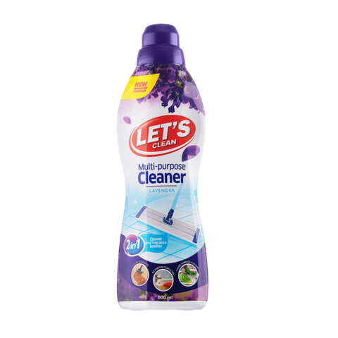 Let's Clean Multi-Purpose Cleaner Lavender 800ml