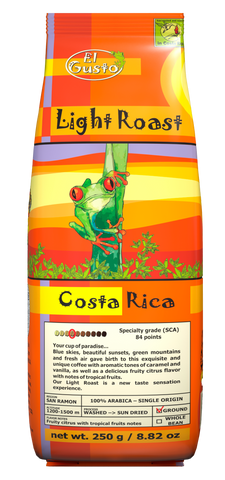 El Gusto Light Roast Ground Coffee 250 g