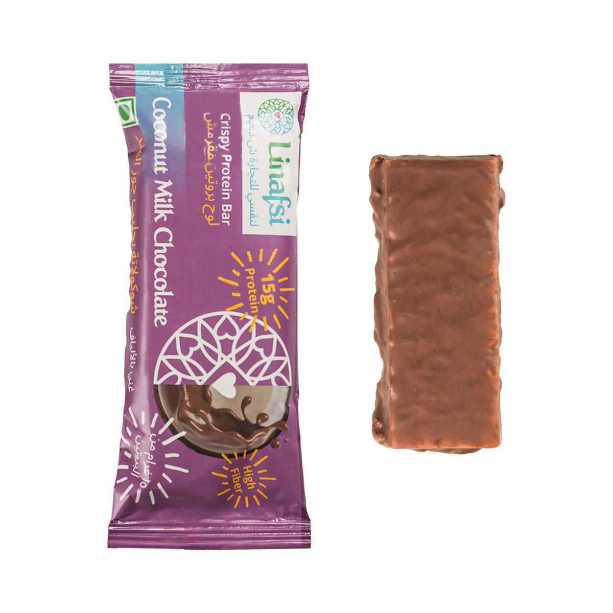 Buy Crispy Protein Bars, Coconut Milk Chocolate, 12x50g