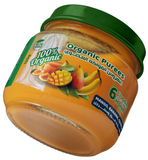 Organic Purees No added Sugar Mango, Banana, Quince Puree For Babies From 6 Months 120g