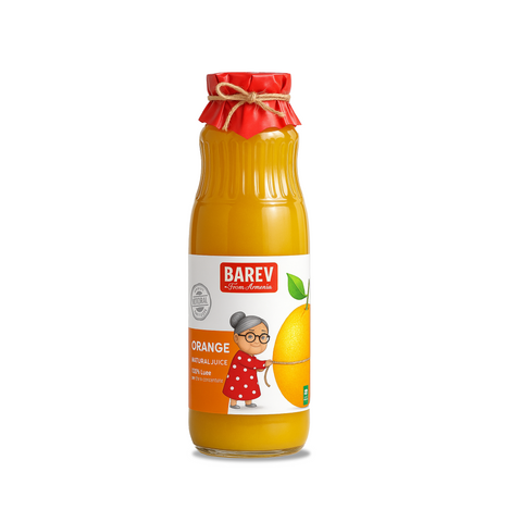 Barev Fresh & Vibrant 100% Natural Orange Nectar 1L