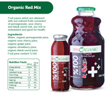 Ben Organic Red Mix Juice % Sugar, Gluten Free Glass Bottle 250 ml