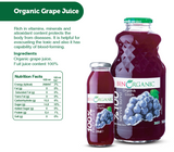 Ben Organic Grape Juice % Sugar, Gluten Free Glass Bottle 946 ml