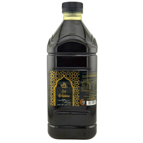 Oro Al-Andalus Queen Extra Virgin Olive Oil Early Harvest, Cold Press From Spain Plastic Bottle 2 Liters