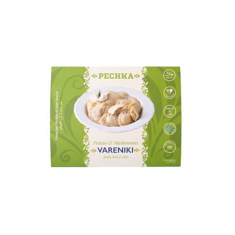 Pechka Frozen Potato & Mushroom Vareniki 400g