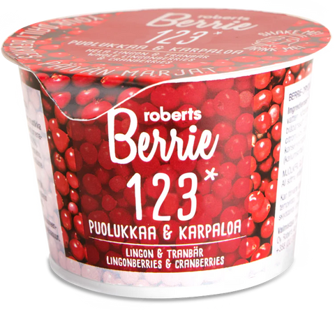 Roberts Berrie Whole 123* Crushed Lingonberry & Cranberry 100g