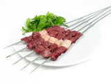 5 Skewers Lamb Tenderloin fillet cubes Marinated 500g