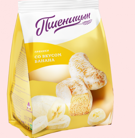 Pshenitsyn Gingerbread Banana Cookies 200g