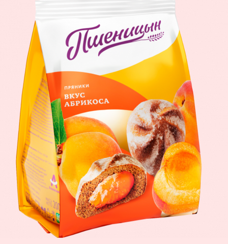Pshenitsyn Gingerbread Apricot Cookies 200g