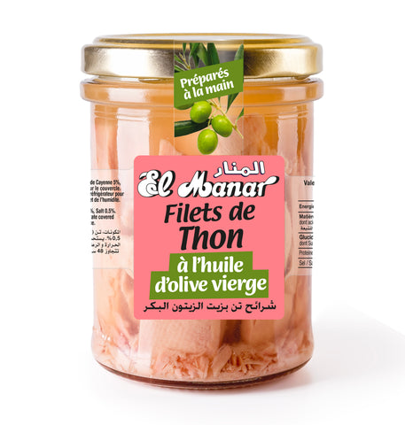 El Manar Tuna Fillets In Virgin Olive Oil 300g