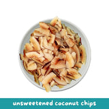 Reelfruit Organic, Vegan & Gluten Free Unsweetened Toasted Coconut Chips 100g