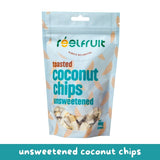 Reelfruit Organic, Vegan & Gluten Free Unsweetened Toasted Coconut Chips 100g