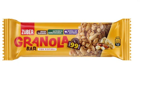ZÜBER Granola Bar Peanut 25g