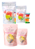 Silky Gem Sweet & Sour Bites TikTok Viral Crystal Candy Vegan, Gluten-Free (170g) Mix 4 Twin Taste Pack