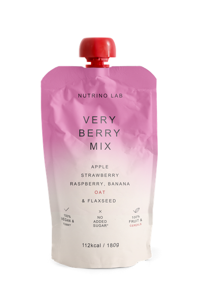 Nutrino Lab Very Berry Mix (Apple, Strawberry, Raspberry, Banana, Oat & Flaxseed) 180g
