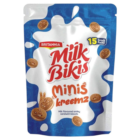 Britannia Milk Bikis Minis Flavoured Sandwich Biscuit 200g