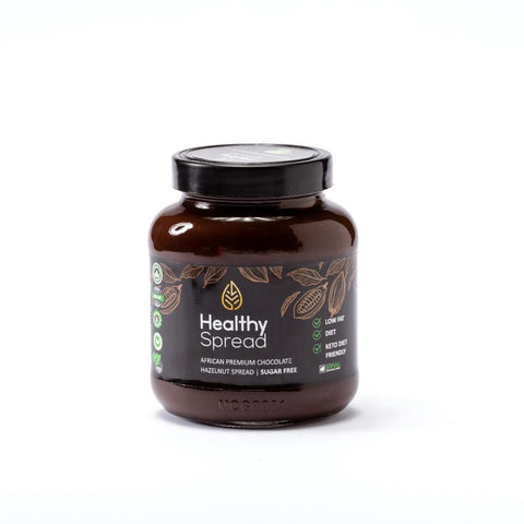 Healthy Spread Original, Hazelnut Sugarfree Chocolate Spread 375g