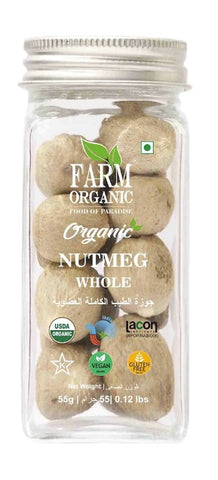 Farm Organic Gluten Free Nutmeg Whole - 55g