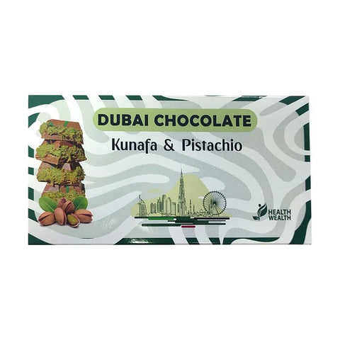 Health Wealth Dubai Chocolate Kunafa & Pistachio 220g