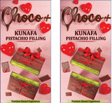 Choco+ Celebration Pistachio Kunafa Milk Dubai Chocolate Bar 200g (Pack of 2)