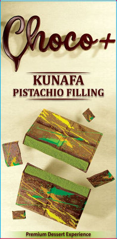 Choco+ Original Pistachio Kunafa Milk Dubai Chocolate Bar 200g