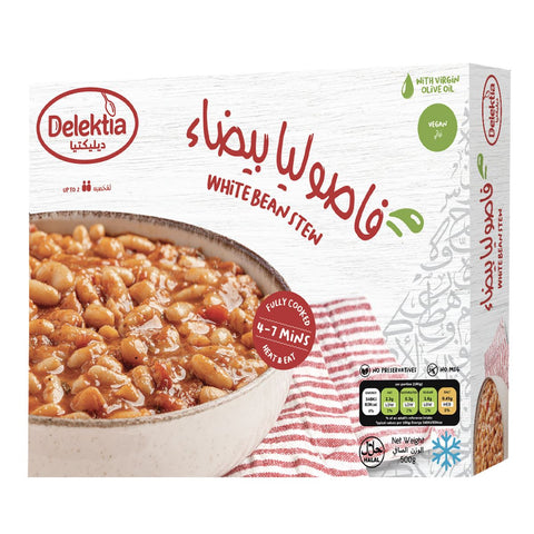 Delektia White Bean stew Frozen Meal 500g