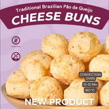 The Açaí Spot Frozen Cheese Buns - Pão de Queijo - 500g